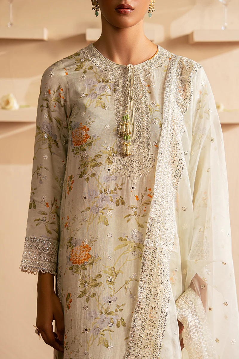 SNOWDROP CHIC-2 PC (SHIRT & DUPATTA) - Image 3