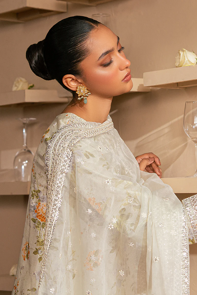 SNOWDROP CHIC-2 PC (SHIRT & DUPATTA) - Image 4