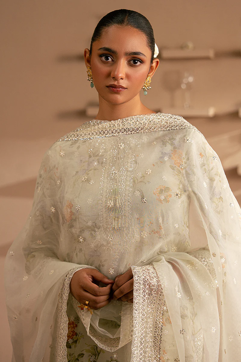 SNOWDROP CHIC-2 PC (SHIRT & DUPATTA) - Image 5