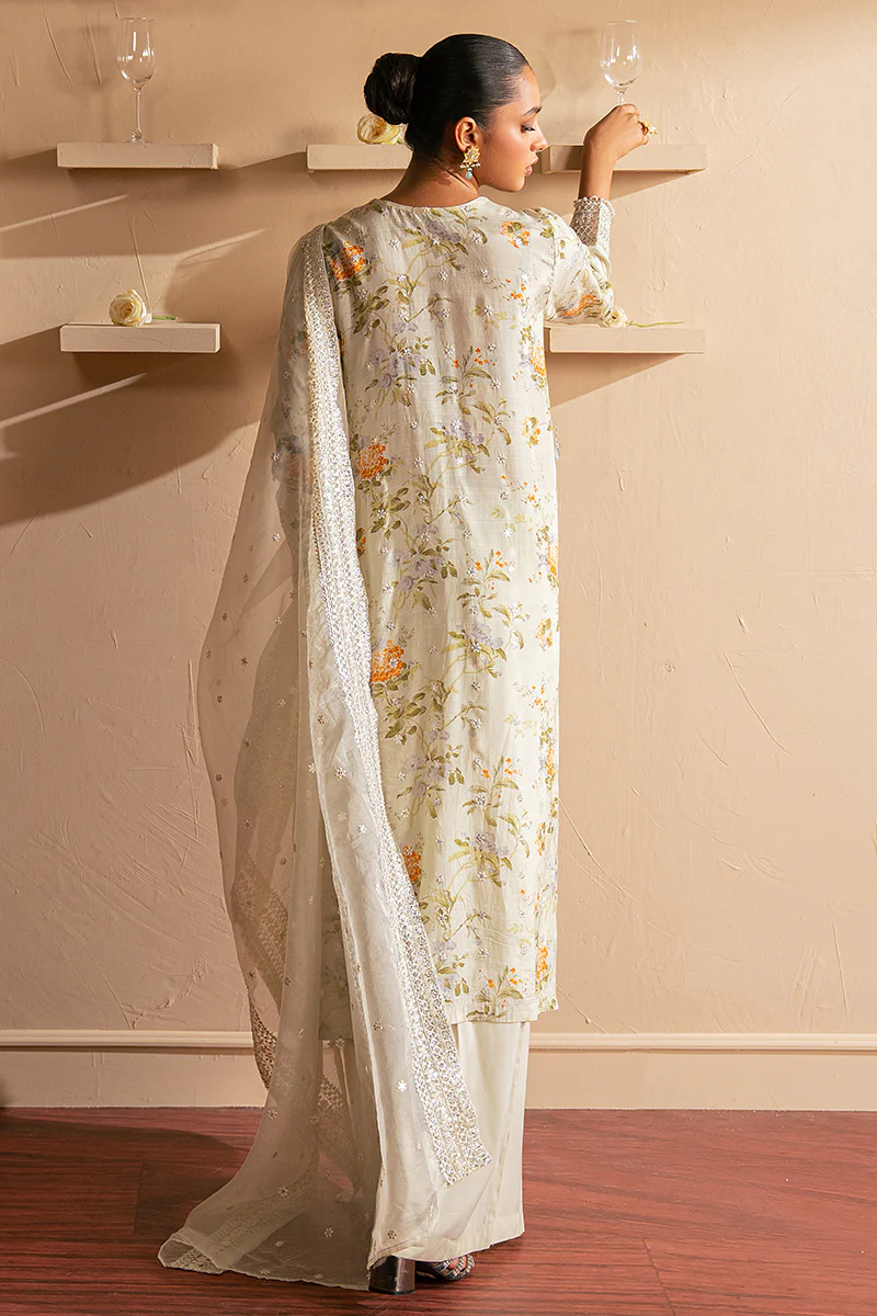 SNOWDROP CHIC-2 PC (SHIRT & DUPATTA) - Image 6