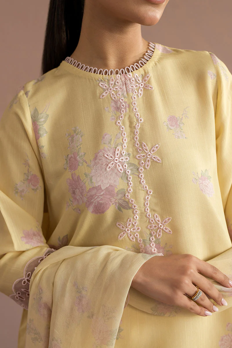 SUNSET GARDEN-2PC (SHIRT & DUPATTA) - Image 3
