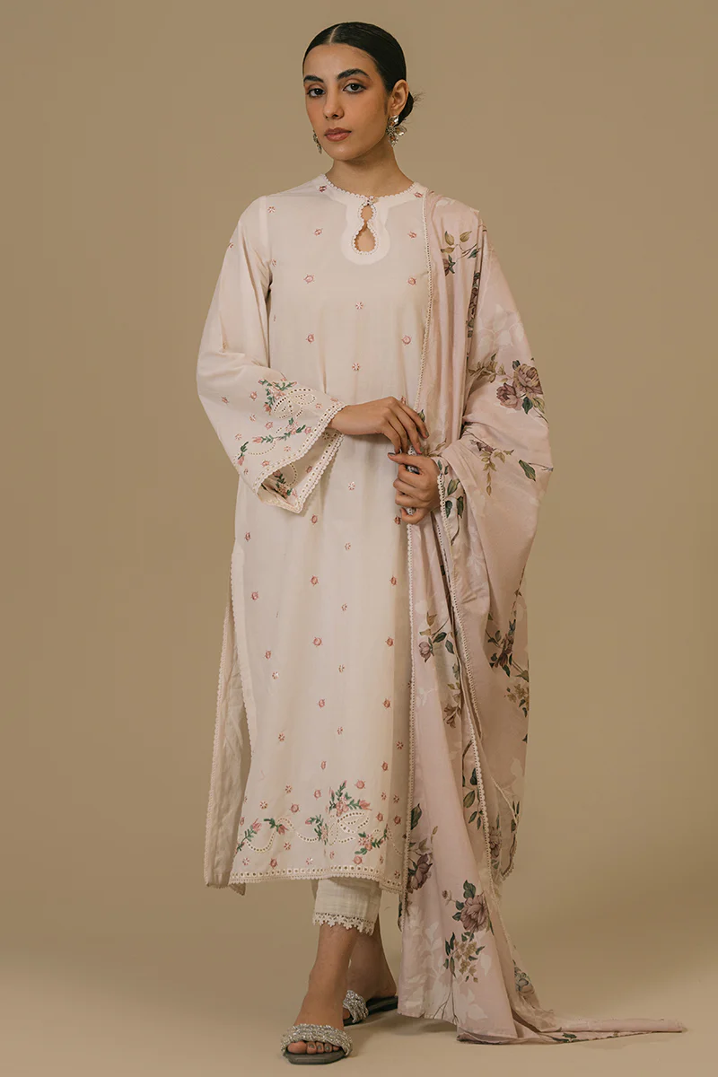 TENDER BLUSH-2 PIECE (SHIRT & DUPATTA)