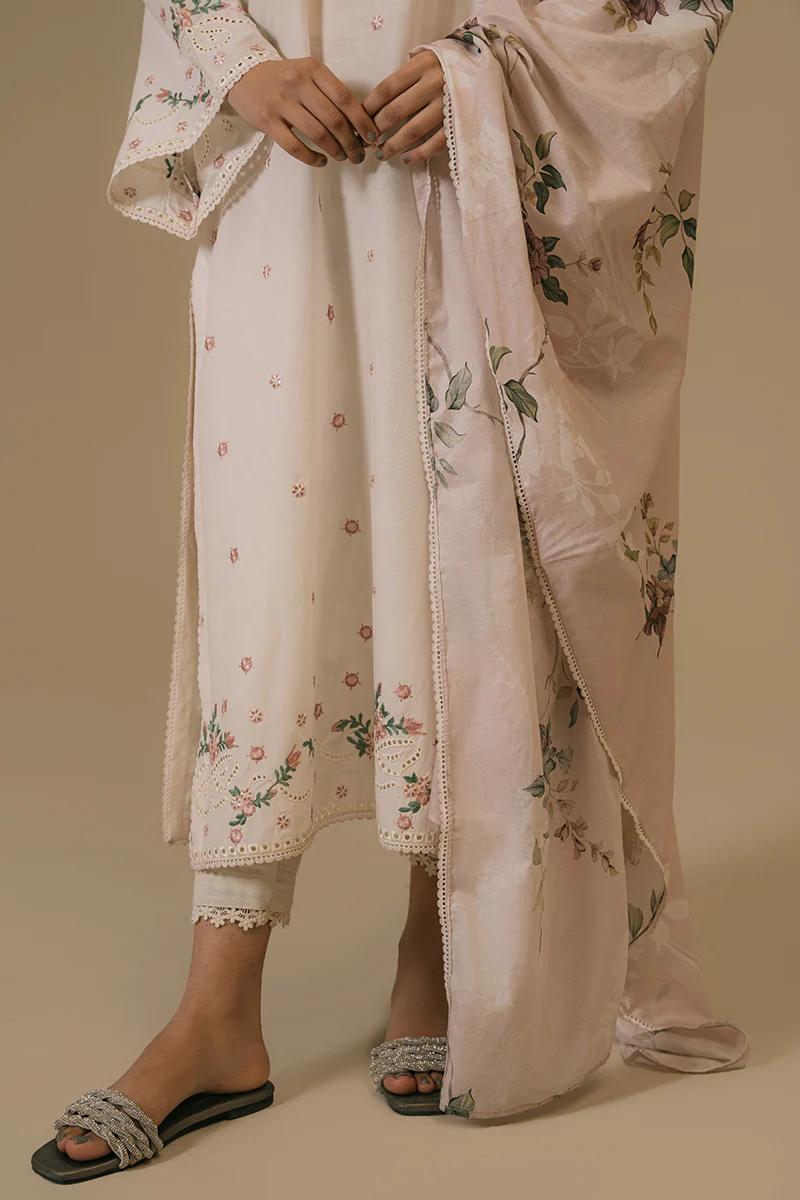 TENDER BLUSH-2 PIECE (SHIRT & DUPATTA) - Image 4