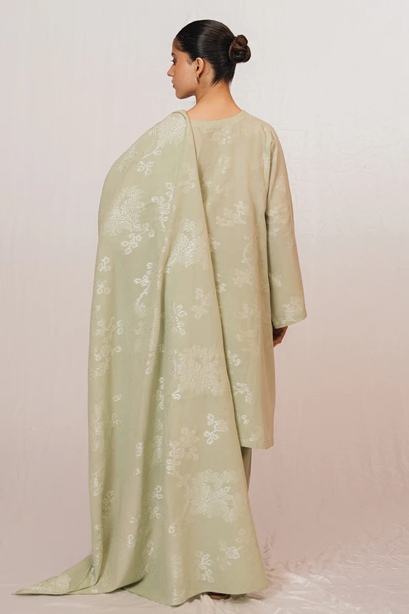 TENDER LEAF-3 PIECE JACQUARD SUIT - Image 6
