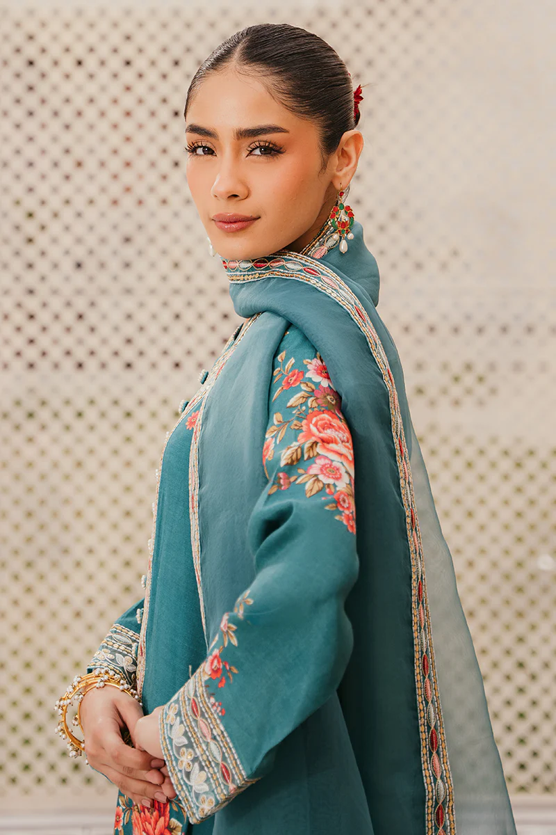 TIDE POOL-2 PIECE (SHIRT & DUPATTA) - Image 5