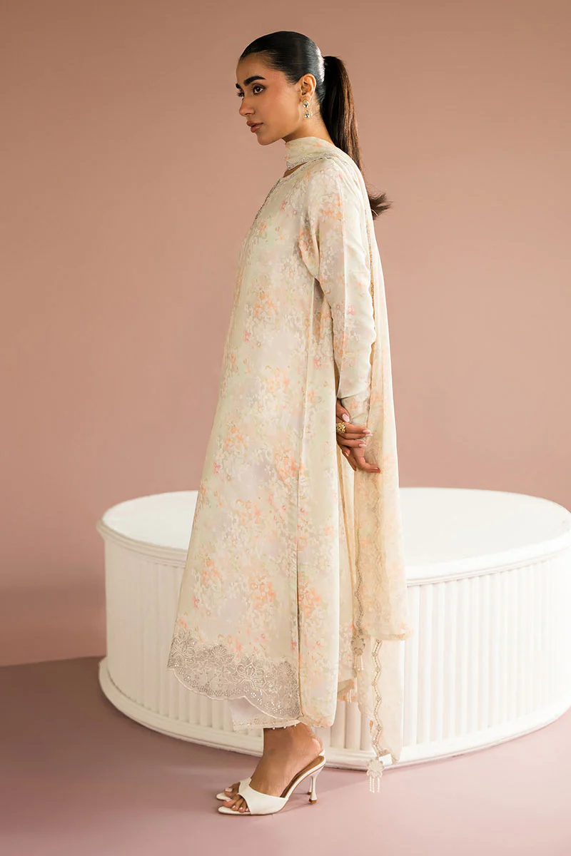 VANILLA BLOOM-2PC (SHIRT & DUPATTA) - Image 5