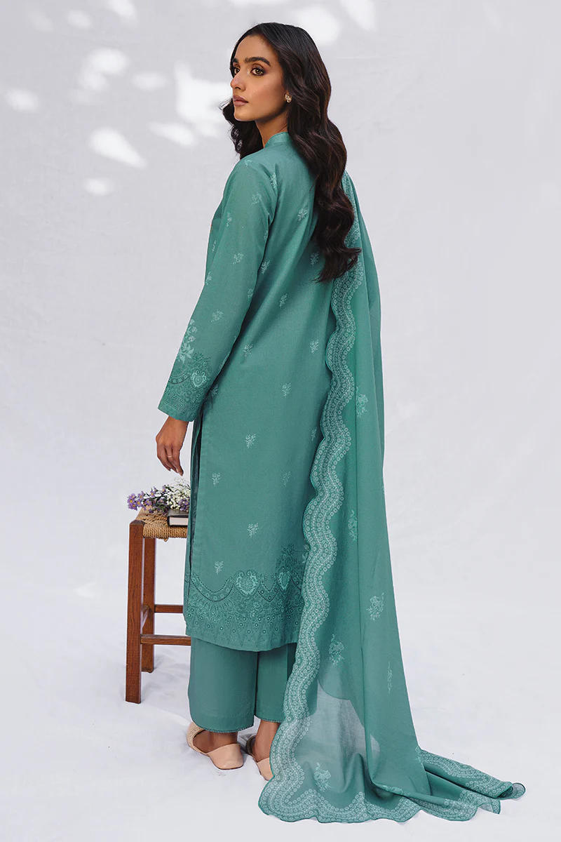 VERDANT SAGE-3PC PRINTED LAWN SUIT - Image 3