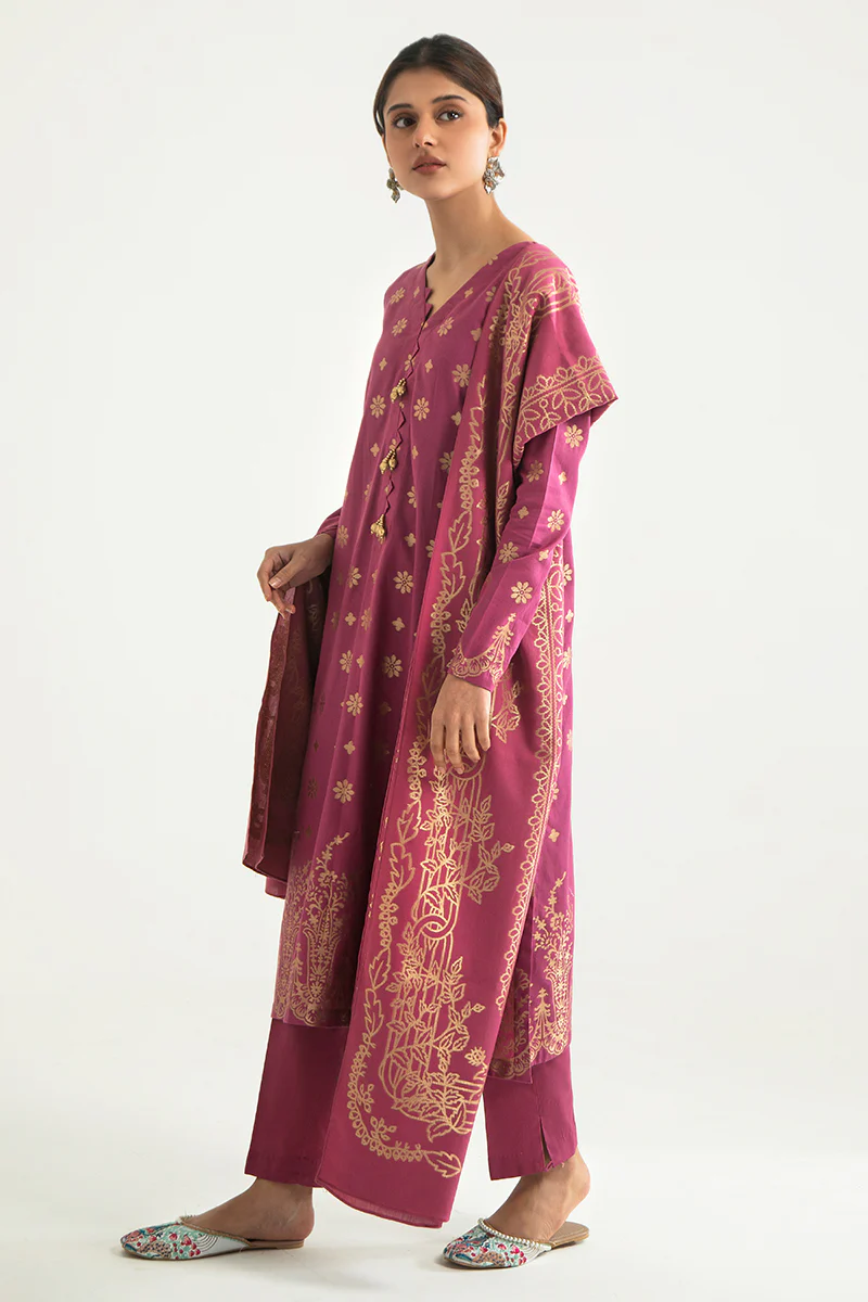 VERDURE TALE-B-3PC COTTON JACQUARD SUIT - Image 2