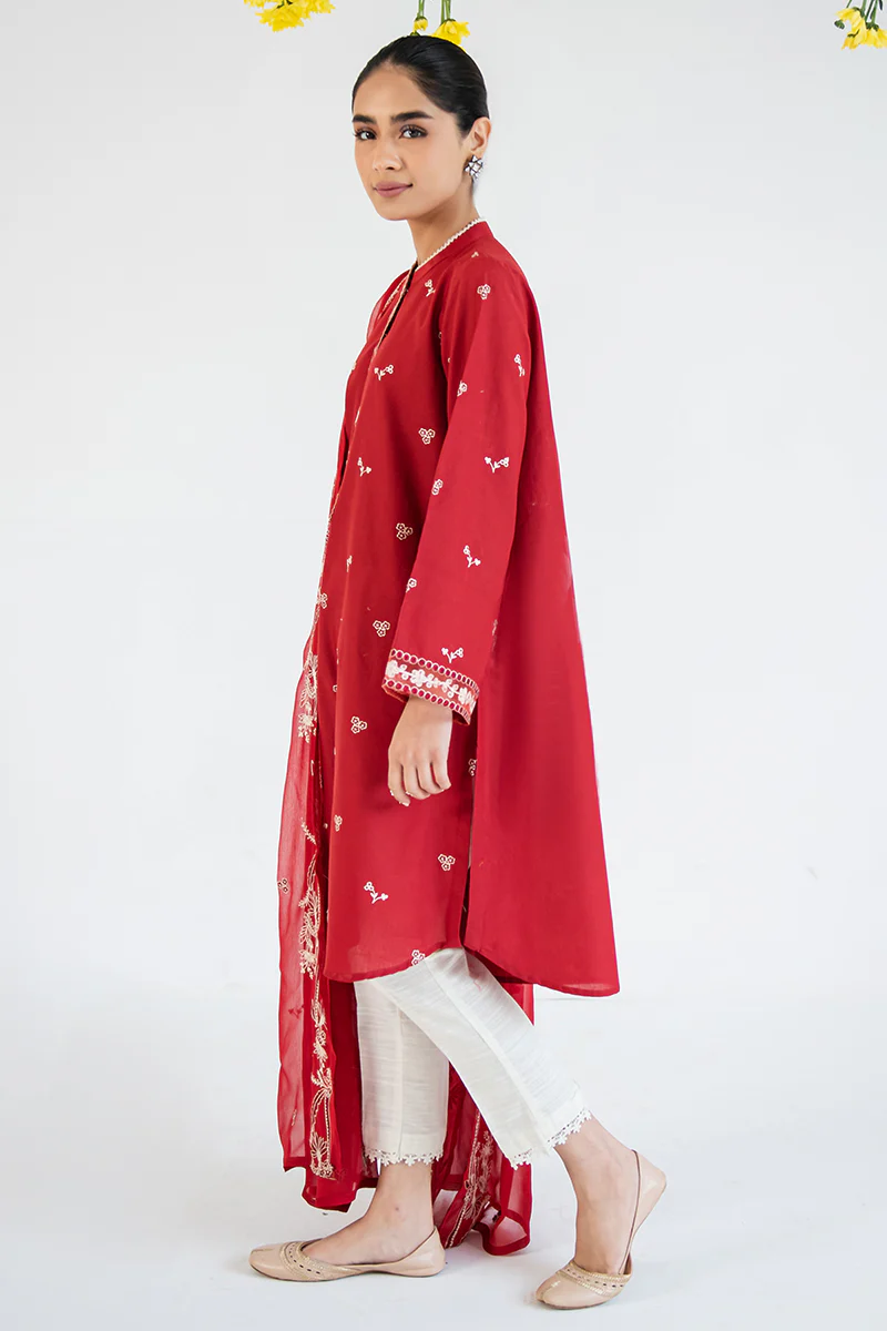 VERMILLION-2PC(SHIRT & DUPATTA) - Image 2