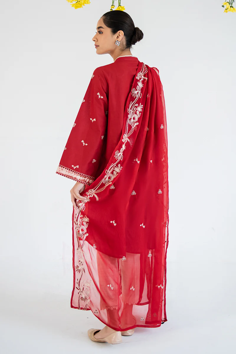 VERMILLION-2PC(SHIRT & DUPATTA) - Image 3
