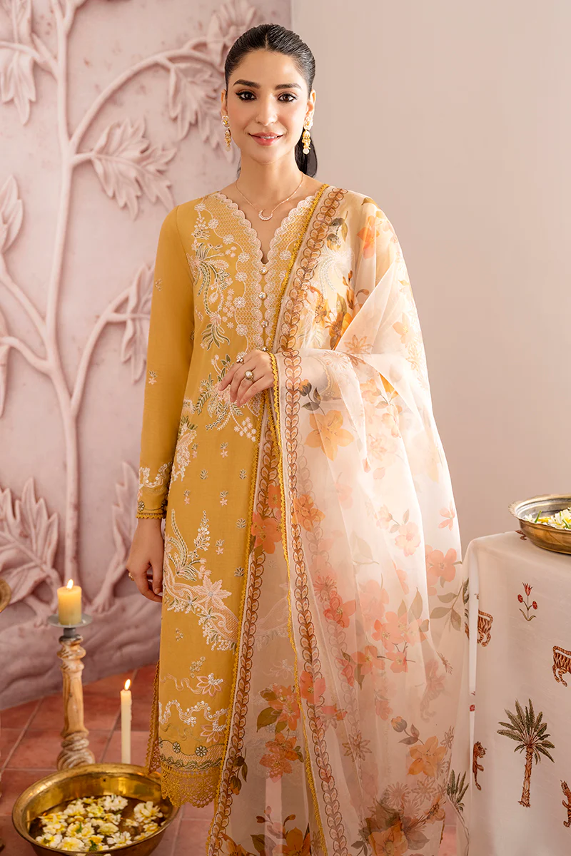 VIGOUR FLORET-3PC EMBROIDERED LAWN SUIT - Image 2