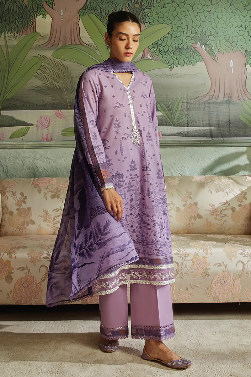 VIOLA PROFUSE-3PC (SHIRT, DUPATTA & TROUSER)
