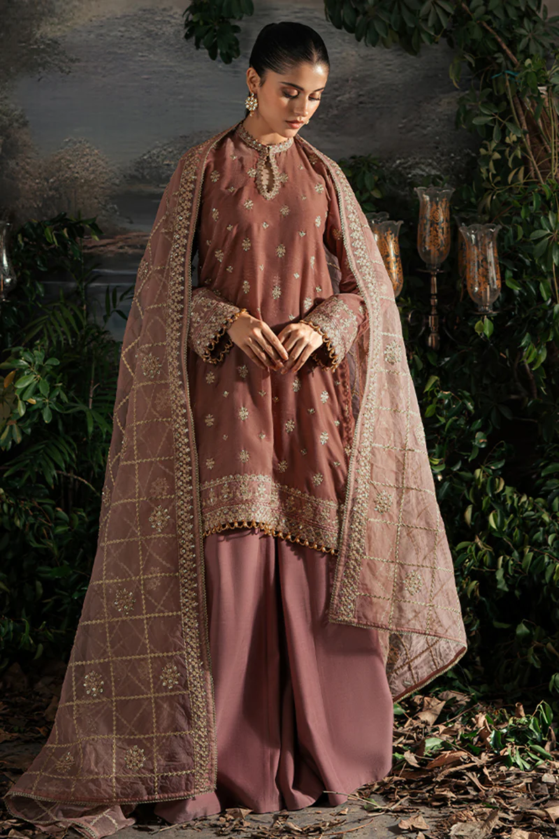 WHIMSICAL ZEST-3PC VELVET EMBROIDERED SUIT - Image 6