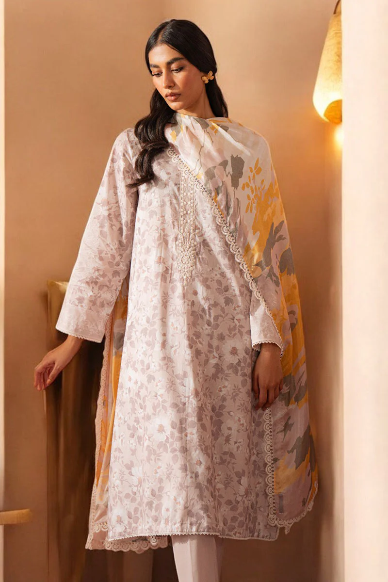 WHISPER PEARL-3 PIECE PRINTED SUIT - Image 5