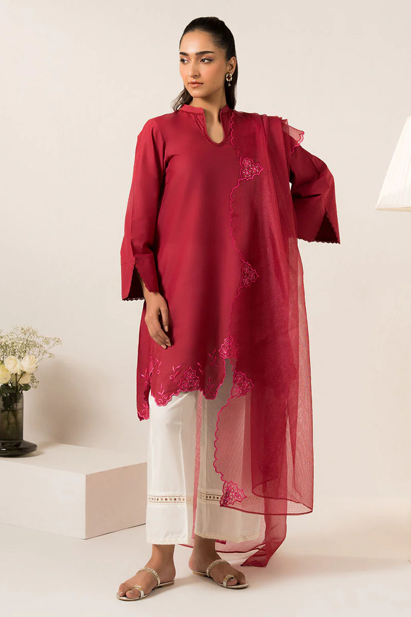 WILD ROSE-2PC (SHIRT & DUPATTA) - Image 3
