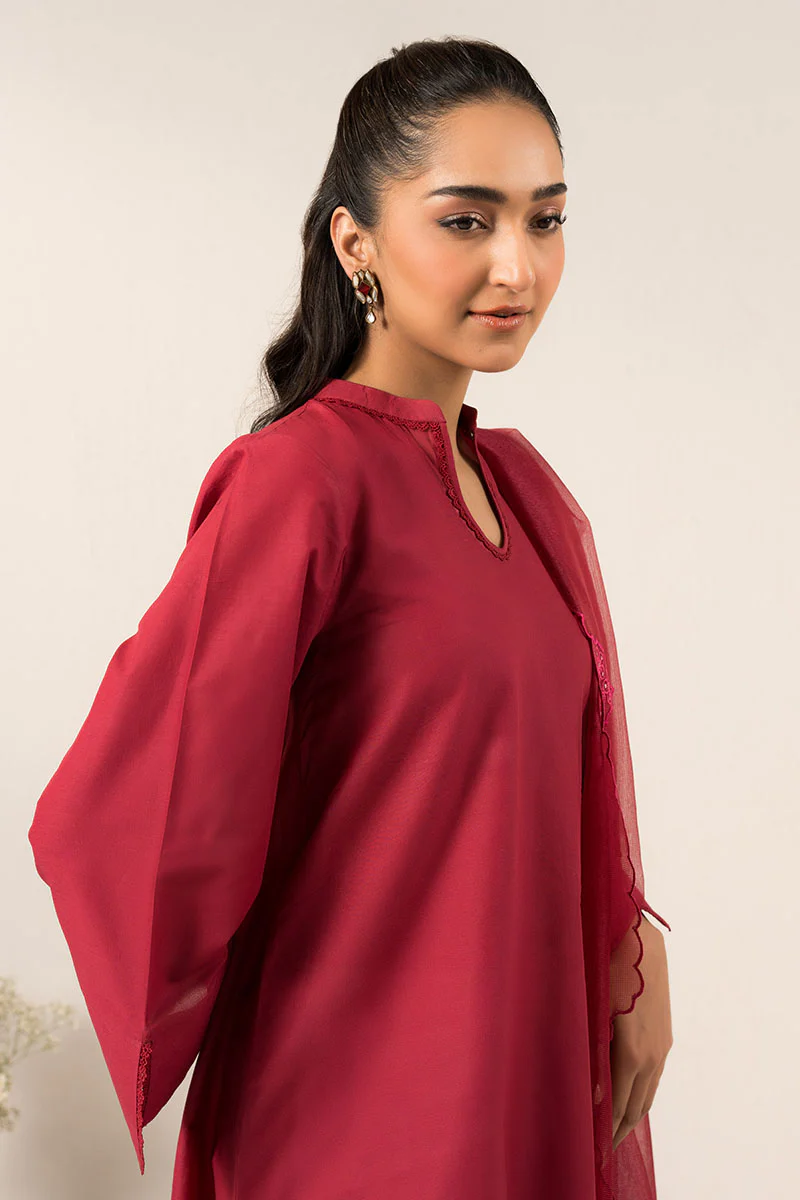 WILD ROSE-2PC (SHIRT & DUPATTA) - Image 4